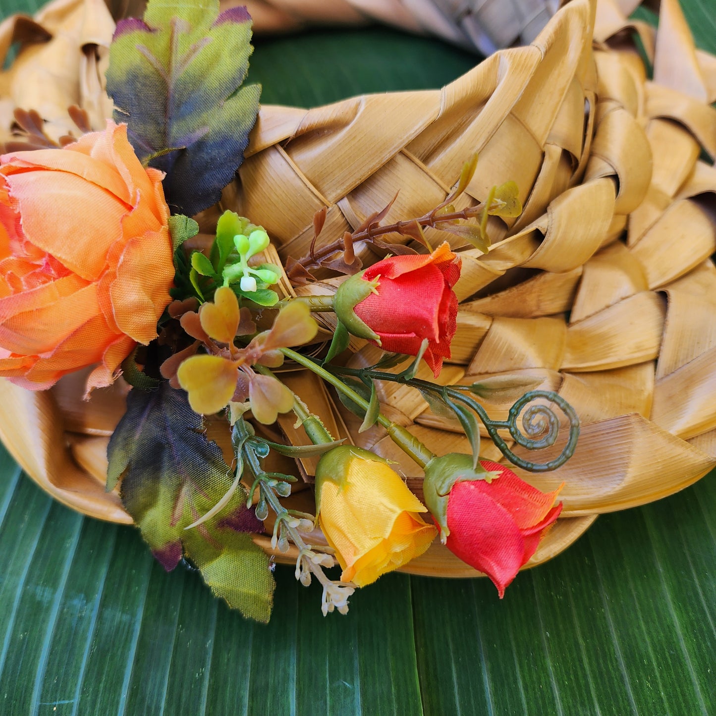 Orange Carnation Island Elegance Hat RO3