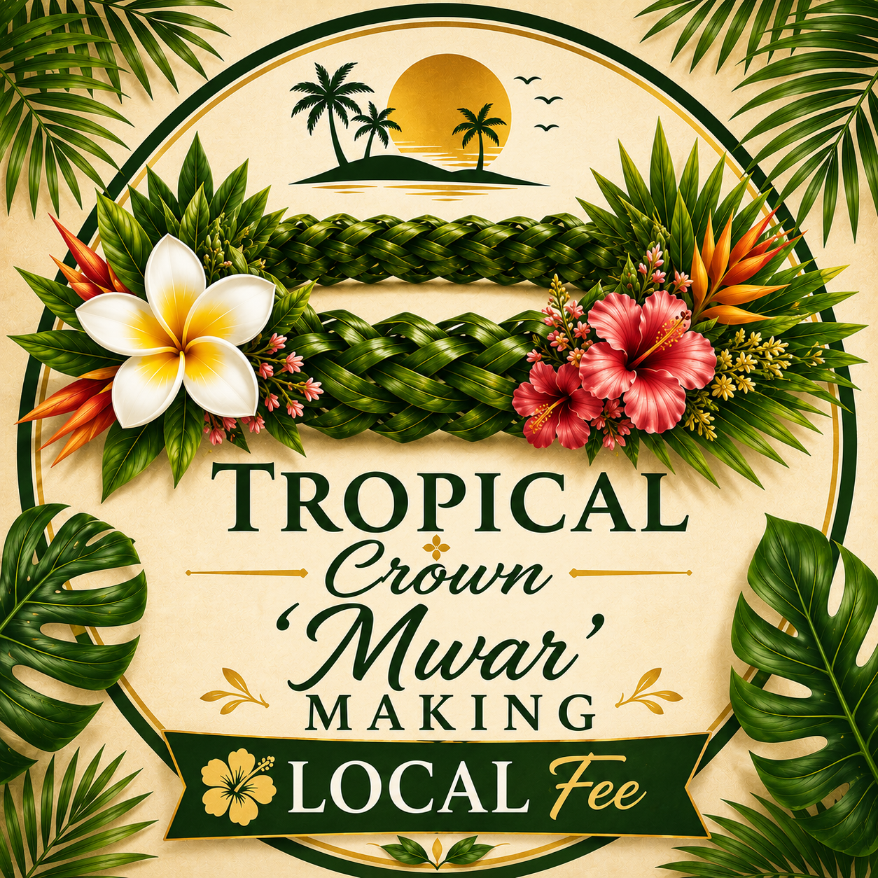 Tropical Crown 'Mwar' - Local Fee