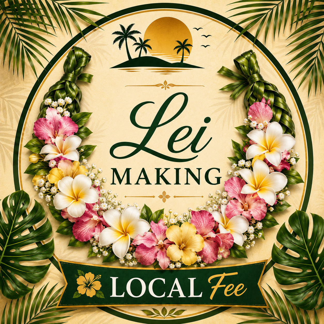 Lei Making - Local Fee