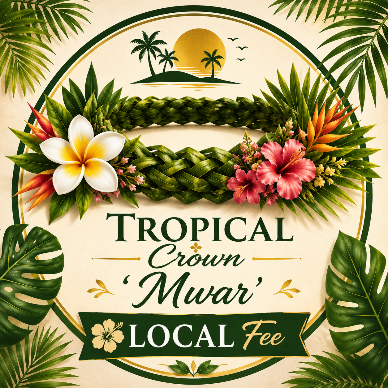 Tropical Crown 'Mwar' - Local Fee