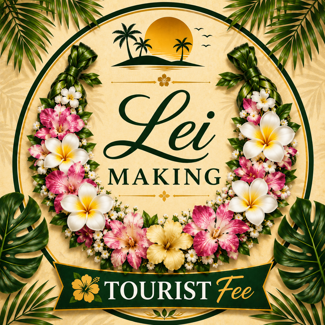 Lei Making - Tourist Fee